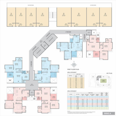 Wing A - 8th Floor Plan