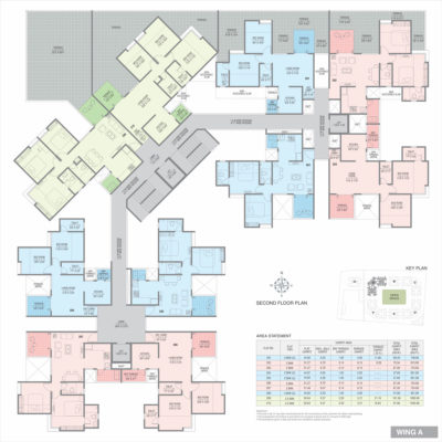 Wing A - 8th Floor Plan