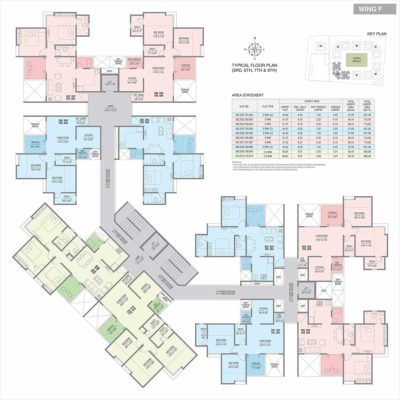 Wing F - 8th Floor Plan