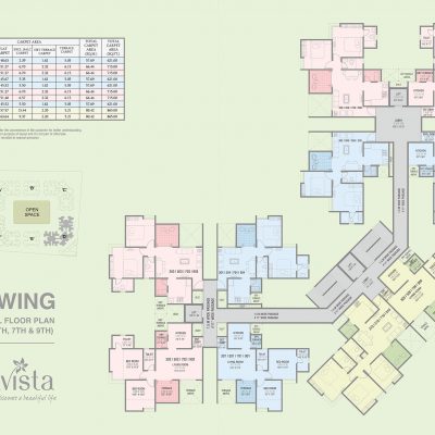 3rd 5th 7th 9th Floor Plan